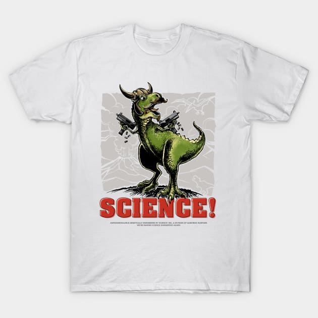 Because Science - AWESOMEOSAURUS! T-Shirt by vincentcarrozza